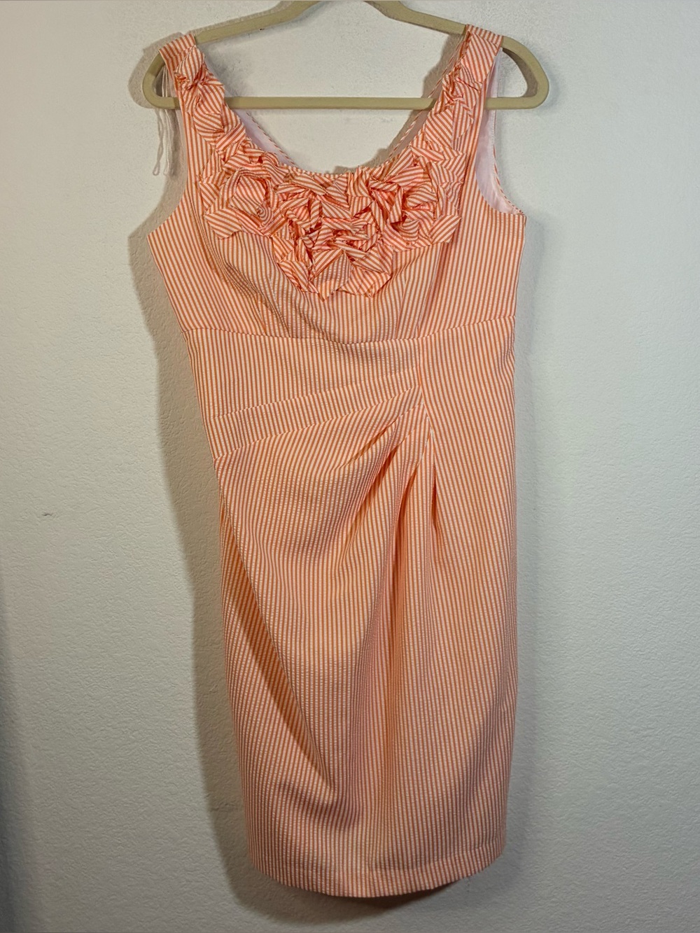LONDON TIMES STRIPED DRESS, SIZE 8 - Picture 2 of 6
